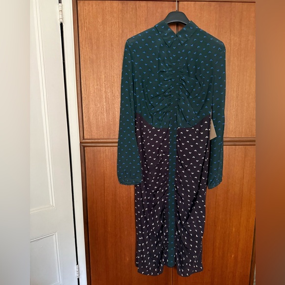 Band of Outsiders Boy shirt dress in silk NWT - Picture 3 of 13